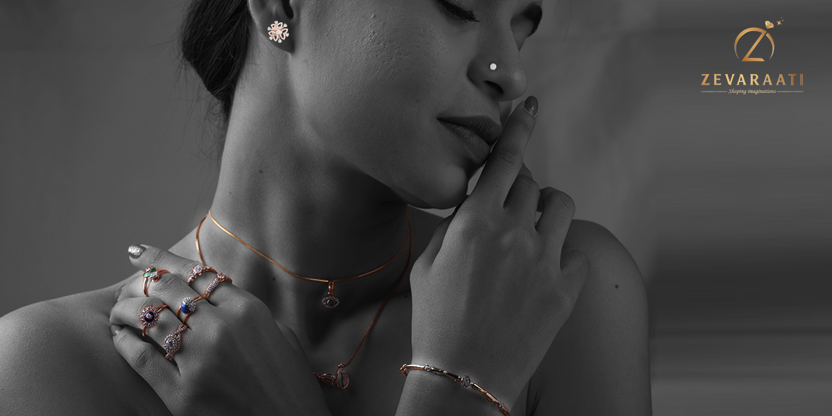 5 Minimal Indian Diamond Jewellery Designs for Every Woman - Zevaraati